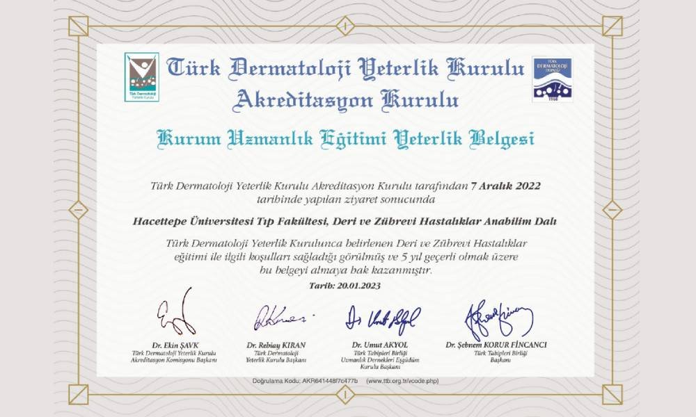 Türk Dermatoloji Yeterlik Kurulu